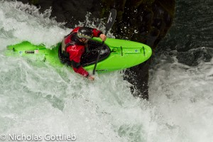 Another of my favorites from the trip -- Zach Schuster setting safety during the Palguin race.